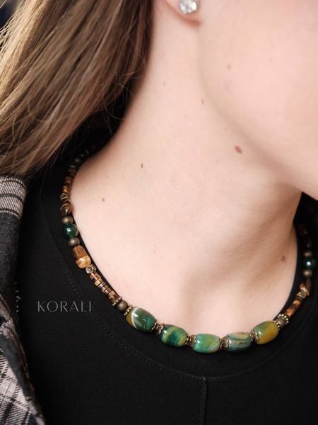 "Silence" Stone Choker 2551 photo