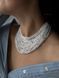 Necklace "Constellation" white (short) 410 photo 4
