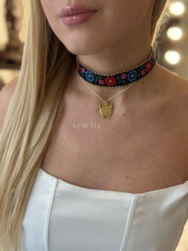 Set of "Flowering Soul" bracelet and "Kvitano" pendant 2174 photo