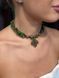Jadeite necklace "Crimson Sun" (shorter) 2404-1 photo 1