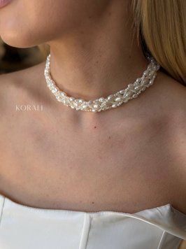 Necklace "Pearl of Dawn" 551 photo