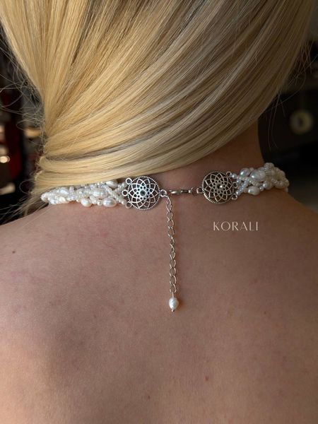Necklace "Pearl of Dawn" 551 photo