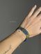 Bracelet "Weave" blue-yellow
