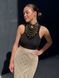 Set necklace "Carpathian Constellation" in black 2508 photo 3