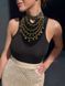 Set necklace "Carpathian Constellation" in black 2508 photo 4