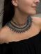 A set of "Starry Night" sylanka and a choker with rondels