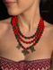 Necklace "Whisper of the Mountains" red-green 2337 photo 1