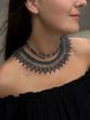 A set of "Starry Night" sylanka and a choker with rondels 207 photo