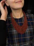 Necklace "Constellation" brown 413 photo
