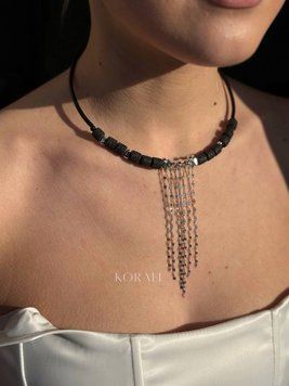 Choker "Starfall of Dreams" silver 2157 photo