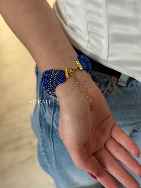 Bracelet "Shine" blue 758-4 photo