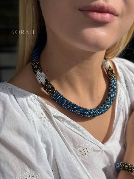 Set "Milky Way" harness and bracelet 1059 photo