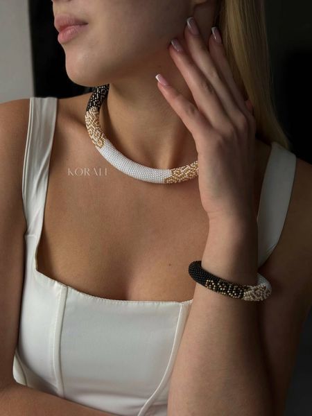 Moonlight set - harness and bracelet 1110 photo