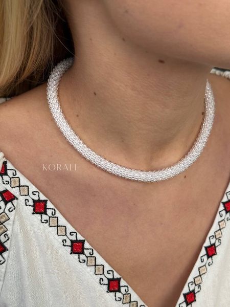 Necklace harness "Astoria" transparent 803 photo