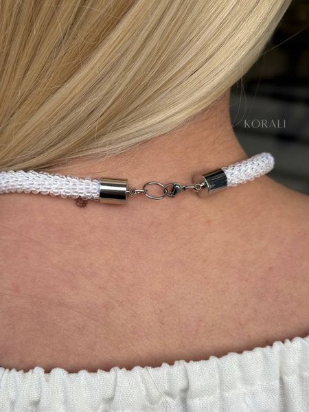 Necklace harness "Astoria" transparent 803 photo
