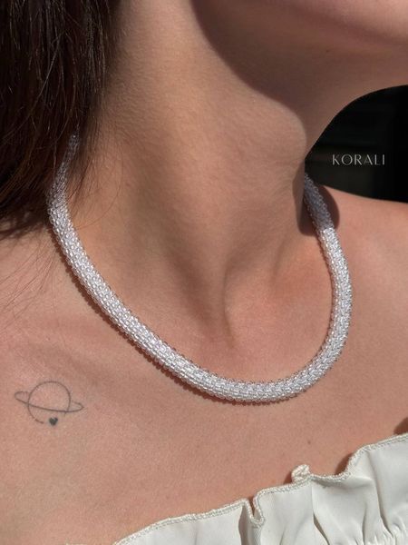 Necklace harness "Astoria" transparent 803 photo