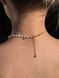 Choker "Amulet of Memories" with natural pearls 2212 photo 4