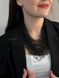 Set of air necklace and bracelet in black color 490 photo 4