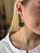 "Air" earrings are green with black spots 1 458 photo 1