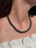 Necklace harness "Astoria" gray 804 photo