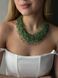 Necklace "Air" green (short) 2130 photo 2
