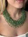 Necklace "Air" green (short) 2130 photo 3