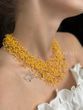 Necklace "Air" yellow 44 photo
