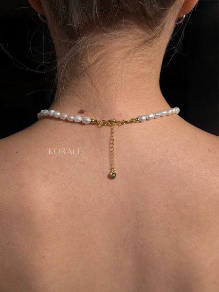 Choker necklace "Pearl of tenderness" 2308-1 photo