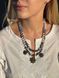 Necklace "Shine of the Stozhars" made of natural stones 2015 photo 3
