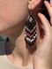 Earrings "Volyn" black 655-2 photo 1