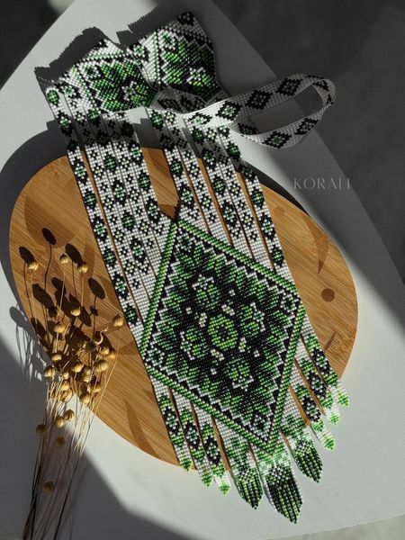 Green "Family Values" scarf 592 photo