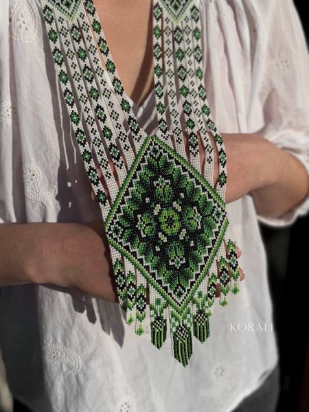 Green "Family Values" scarf 592 photo