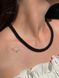 Necklace harness "Astoria" black 806 photo 1