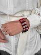 Ethnic bracelet "Wind Dance" red with black 628-2 photo