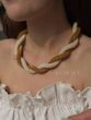 Harness necklace "Golden Tern" 42 photo