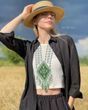 Green "Family Values" scarf 592 photo