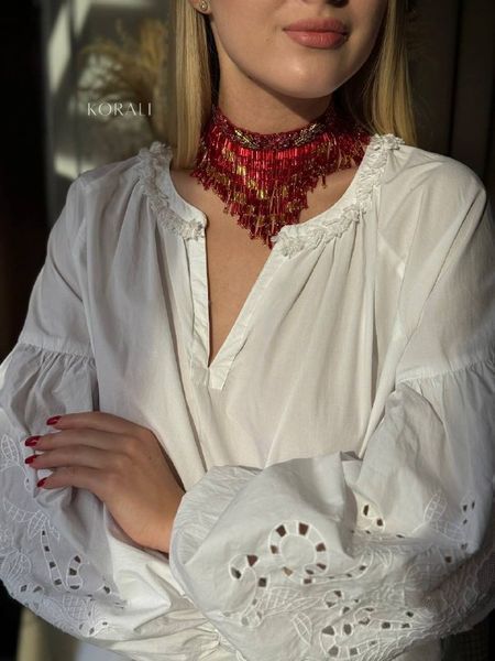 Borshchiv tongue "Zhorzhyna" burgundy-gold 1088 photo
