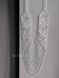 Necktie "Mesh" white 999 photo 7