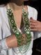 Circular necklace "Primrose" green 593 photo 6