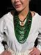 Set "Lelitka" made of natural stones of green and black color 2309 photo 3