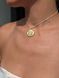 Double-sided brass pendant "Dove" 2411 photo 1