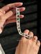 Set of necklace "Shimmering glow" white with pearls, bracelet and earrings 247 photo 6