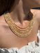 Beaded necklace "Morning Dew" beige 2490 photo 1
