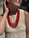 Necklace "Cranberry" made of natural stones 787 photo 1