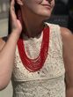 Necklace "Cranberry" made of natural stones 787 photo