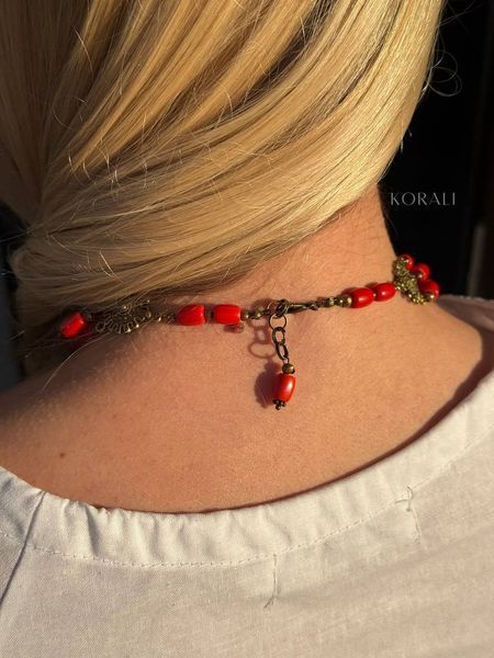 Necklace "Independent" made of natural stones 2018 photo