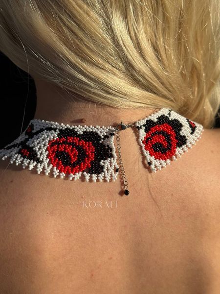 Silyanka "Magic Roses" white with red 1177 photo