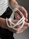 Triple white harness with magnetic closure 377 photo 4