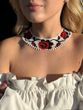 Silyanka "Magic Roses" white with red 1177 photo