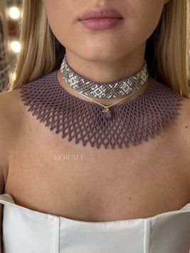 "Violet Night" set necklace 2160 photo